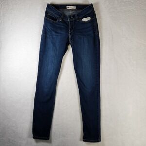 Levis Bold Curve Low Rise Skinny Jeans Womens Size 27x32 Dark Wash Denim